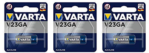 Varta - Lote de 3 pilas alcalinas electrónicas V23GA 12 V