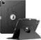 Fintie Hülle für iPad Pro 12.9 Zoll 6.Generation 2022/ iPad Pro 12.9 2021/2020/2018 mit Stifthalter - Schutzhülle Cover mit 360 Grad drehbarem Ständer und Auto Schlaf/Wach Funktion, (Schwarz)