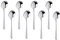 bisda 8 teilig Kaffeelöffel Set， Silber Edelstahl Teelöffel Mokkalöffel Dessertlöffel, 12cm