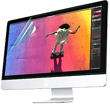 Montloxs Pellicola Anti-riflesso per Installazione Opzionale su 2 Lati Pellicola Anti-riflesso per Monitor da 27 '' con Rapporto di Formato 16: 9
