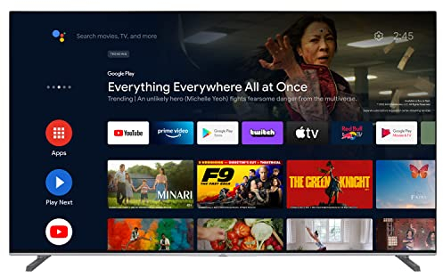 JVC LT-65VA7255 65 Zoll Fernseher/Android TV (4K Ultra HD, HDR Dolby Vision, Triple-Tuner, Bluetooth, Dolby Atmos) [2023], Schwarz