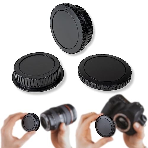 Lens-Aid Set Gehäusedeckel + Objektivdeckel (hinten) passend für Fuji Kamera Body und Objektiv mit X Mount Bajonett