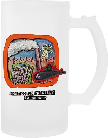 What Could Possibly Go Wrong Glasbierkrug Umweltfreundlicher Getränkebecher