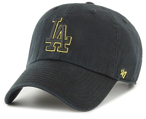 '47 Brand Adjustable Cap - Metallic LA Dodgers schwarz