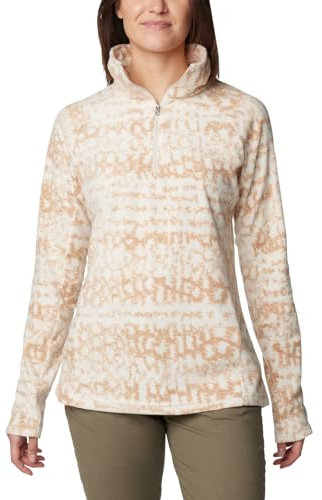 Columbia Glacial Glacial VI Print, Maglia in Pile con Cerniera Corta da Donna