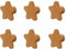 BOKIOESDE Stilvolles Holz Schrankknopf Set, Heimdekoration, breite Anwendung, Holz Schrankknöpfe Set mit Schrauben, Stern