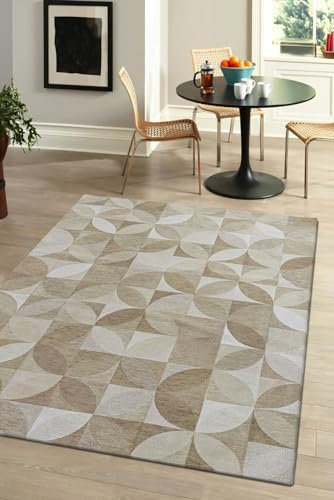BENEFFITO Teppich - Kollektion Rondo Diamond - Teppich - BEIGE - 80x150cm