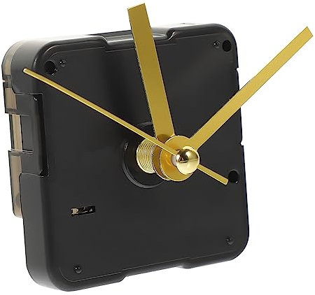 Mikikit 2 Sätze Ersatz-uhrwerk Uhrwerk Und Uhrzeiger-kit Uhrwerk Mit Hohem Drehmoment Reparieren DIY Uhrwerk Kit Kats in Loser Schüttung Wanduhr Bausatz Uhrwerk Plastik 3D Reparatur
