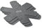 RÖSLE Pfannenschutz 3er-Set ⌀ 40 cm, Hochwertiger Schutz aus weichem Filz für Pfannen und Töpfe, verhindert Kratzer und Beschädigungen, langlebig und vielseitig, grau