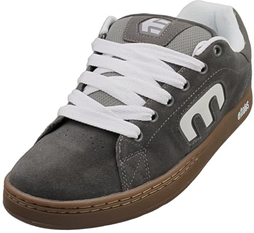 Etnies Mixte Callicut Skate Shoe, Grey/White/Gum, 42.5 EU