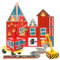 SYNCFUN Magnetic Tiles Road Set with Crane,40 PCS Fire Rescue Construction Building Blocks Toys for Toddlers,Preschool STEM Learning Magnet Toys for Kids Ages 3 4 5 6 7 8 Boys Girls,Birthday Gifts