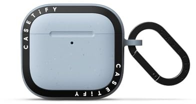 CASETiFY Bounce AirPods (4. Generation) Hülle mit Ring, Militärqualität, Falltest, 2 m Fallschutz, kratzfest, Himmelblau
