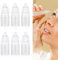 Luxiremi 12 PCS 5ml Plastic Dropper Bottles, Empty Eye Dropper Bottle with Cap and funnel, White Squeezable Bottle for Eye Drops