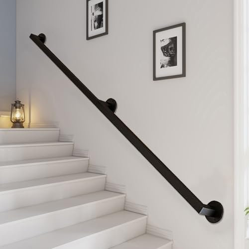 Metalltreppe il Wandhalterung Sicherheitsgriff für Innentreppen 420 cm Länge