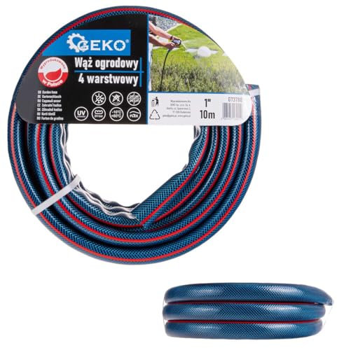 BSD Tubo da giardino 4 strati 1 10m - Elevata resistenza e ecologico, ideale per irrigazione e uso esterno in tutte le condizioni atmosferiche.