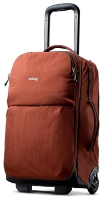 Bellroy Lite Carry-On 38L, Lightweight Luggage - Clay | 38L lightweight luggage with built-in packing cubes and a compressible shell