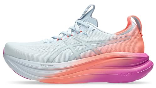 ASICS Gel-Nimbus 28 Sunny Sizzle Laufschuhe Neutralschuh Damen hellblau - Sky/digital Sakura 39