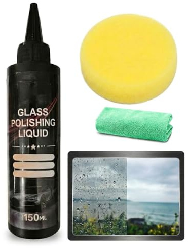 Eliminador De Arañazos Para Lentes - Loción De Limpieza Y Reparación De Arañazos Para Cristales | Crema Limpiadora De Secado Rápido Para Lentes | para, Ventana, Parabrisas, Pantalla de Te
