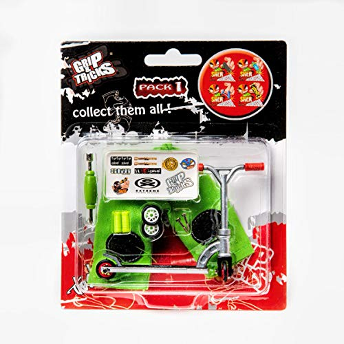 Grip & Tricks - Finger Scooter - Skate - Pack1 - Dimensions: 22 X 13,5 X 2 cm