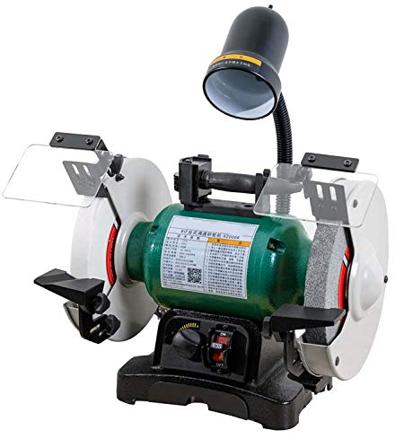 Hanchen Bankschleifer Schleifmaschine Holz Metall Band Schleifmaschine 7,8/10,4 Zoll Schleifgeschwindigkeit einstellbar Messer Schleifen Poliermaschine - H2000R 8 inch