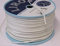 Seil Polyester - Flechtleine 5mm weiß 8-fach geflochten (20) 20 Meter von Rolle abgespult