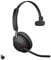 Jabra Evolve2 65 Wireless PC Headset – Noise Cancelling UC Certified Mono Headphones with Long-Lasting Battery – USB-C Bluetooth Adapter – Black