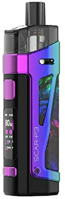 SMOK Authentisches Scar P3 Pod Vape Starter-Set, kein Nikotin, flüssig, 7 Farben, 1 Stück
