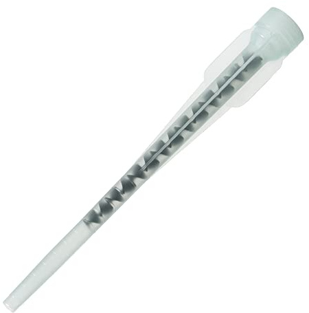 BricoLoco Cánula taco anclaje químico. Boquilla mezcladora. Válida para botes de 300 ml. y 410 ml. Espiral interior para mezclar. (50 uds.)
