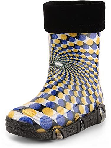 Ladeheid Kinder Mädchen Jungen Gummistiefel Gefüttert Swk2021 (Muster-52, 31/32 EU)