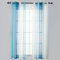 Ricemru Farbverlauf Gardinen Blau Beige 2er Set Ösenvorhänge Farbverlauf Transparent Ösen Store Vorhang Durchsichtig Junge Mädchenfür Babyzimmer Kinderzimmer,140x175