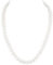 LIHELEI Perlenkette, 6mm Pearl Necklace, Lange Kette Perlenkette für Frauen, Silber Imitation Perle Halskette, Pearl Orb Choker, Perlenkette Damen Perlenkette Herren - 50cm