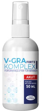 NEU: Saint Nutrition® V-GRA Forte Delay Spray – die Sofortwirkung für den Mann, vom Verlangen bis zum Höhepunkt – Verzögerungsspray hochdosiert – 50 ML Premium Qualität