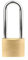 Cadenas à clé en laiton de 40 mm, cadenas universel en laiton avec anse longue ou courte, 3 clés pour casier d'école et de gym, abris de jardin, clôture, sac à dos, armoires de rangement – Taille L