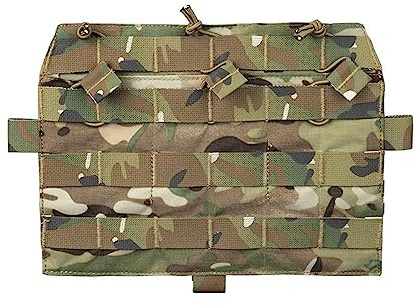 ACEXIER Tactical MOLLE Panel TRI Pouch For AVS JPC2.0 Detachable Front Flap Triple Magazine Pouch Vest Front Panel