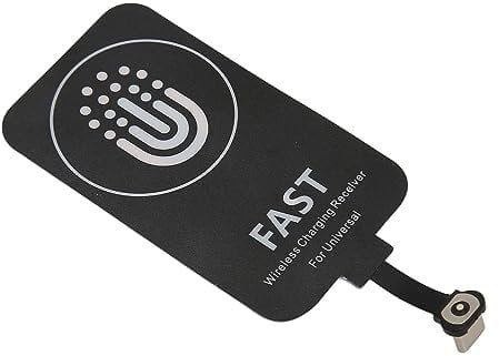 Qi-Empfänger Typ C, Dünner Kabelloser Ladeempfänger, Magnetischer Kabelloser Ladeempfänger Vom Typ C für Kleine Typ-C-Geräte, Mehrere Lademethoden