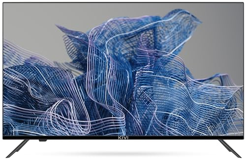 KIVI 40F740NB 40'' Voice Assistant Super MVA Panel; kompatibel mit HBO, Disney+, Netflix, Frameless FHD Android Smart TV;