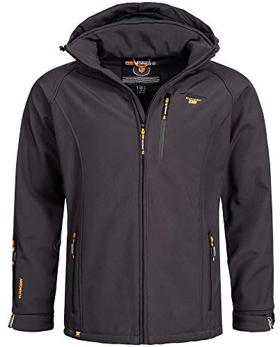 Geographical Norway Herren Softshell Jacke Taboo Darkgrey 3XL