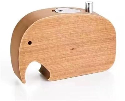 Dispensador de Palillos de Dientes Caja de palillos de dientes de escritorio, adornos decorativos de almacenamiento de palillos de dientes con forma de elefante, creativos y bonitos Caja Contenedora p