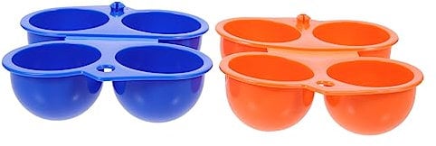 Angoily 2stücke Aufbewahrungsbox Für Eier Aus Kunststoff Tragbar Für Camping Mit Gitterdesign Zum Schutz Der Eier Geeignet Für Outdoor-aktivitäten