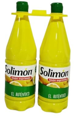 Solimon | Zumo de Limón Exprimido 100% Natural | 2 x1 litro