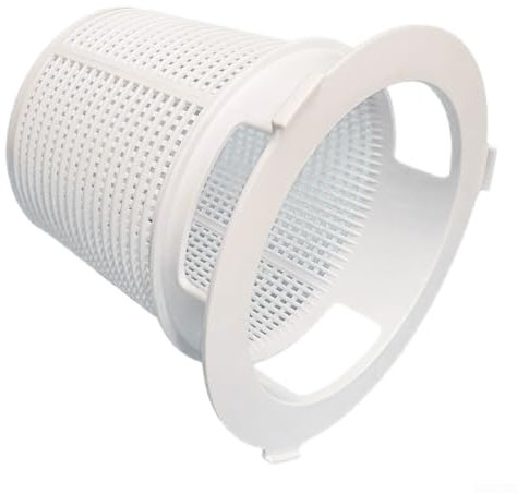 Besttoolifes Poolrite S2500 MK2 Skimmerkorb, weiß, Kunststoff, 227 x 205 mm, effiziente Schmutzaufnahme, leicht zu reinigen