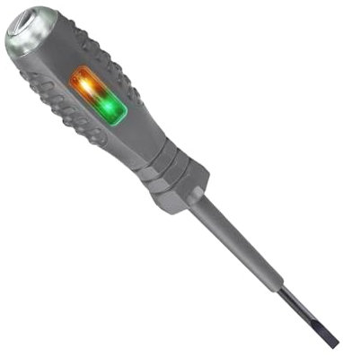 Holdes Tournevis détecteur de courant, stylo testeur de tension | Tournevis testeur de tension 2 en 1 | Électricien et propriétaire de maison Détecteur de courant avec indicateur lumineux pour la