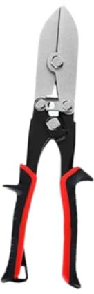 perfk Pinza per grondaia Pinza per tubi Attrezzo per crimpare Impugnatura antiscivolo Robusta per Lunghezza di lavoro 26,5 cm