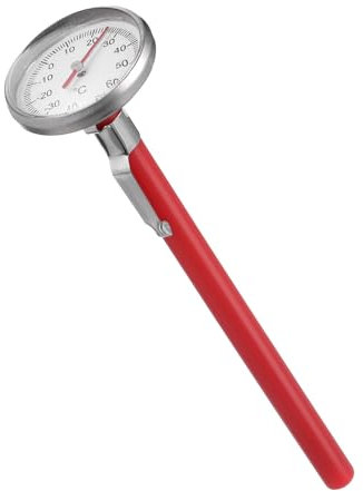MAGICLULU Thermomètre Pour Climatiseur De Voiture Thermomètre De Climatiseur De Voiture Thermomètre De Voiture Rouge