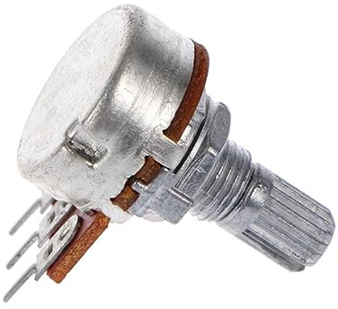 Kisangel Guitar Potentiometer Bk Linear Split Shaft Ohm Audio Tone Control Potentiometer Mit Grobem Rändelschaft Kompatibel Für Lautstärke Tonregler Mini Upgrade Ersatz Pot