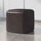 ApuaVireo&Co 5-in-1-Ottoman-Würfelsessel, stapelbarer Sitzwürfel-Hocker, quadratische Ottoman-Bank aus PU-Leder mit Rädern for Wohnzimmer, Esszimmer(Brown,35cm)