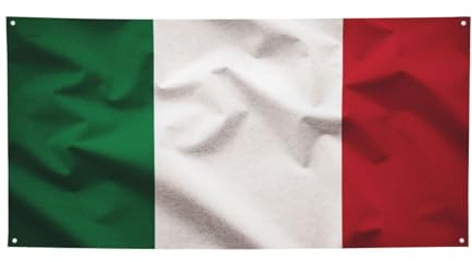 Italien-Flagge, bedrucktes Banner zum Aufhängen, für Halloween, Weihnachtsfeier, 90 x 180 cm, Fotografie-Hintergrund, Girlande, Wandteppich für Geburtstag, Outdoor-Event-Dekoration