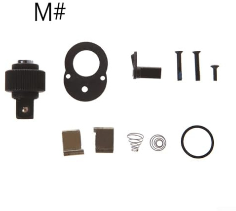 Ratsche Steckschlüssel Reparatursatz mit 1/4 Zoll 3/20.3 cm 1/2 Zoll 72 Zähne Zubehör für Feldreparatur von Drehmomentschlüssel Griff Ersatzteile (M)