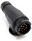 WilTec Adaptateur Prise remorque 13 Broches 12V Feux Stop Clignotant Feu Brouillard Feu arrière