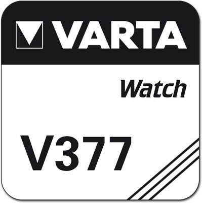 Battery compatible with Varta V377 Button Cell SR626SW D377 for Watches Watch Battery